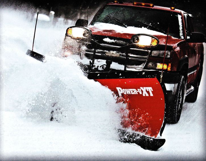 snow plowing in Farmington, CT